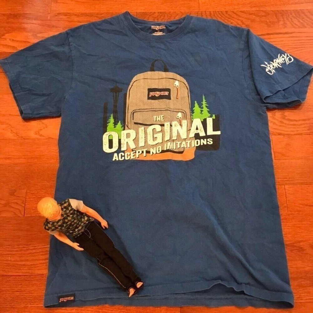 JANSPORT X JOURNEYS COLLAB SHIRT BLUE